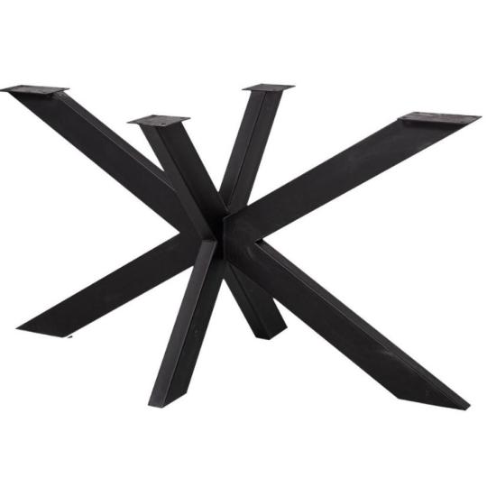 moderny dvojity x noh stol hrubou doskou masivny minimalny dizajn jedalensky stol cierne nohy kuchyna jedalen stoly skandinavsky styl stol.jpg